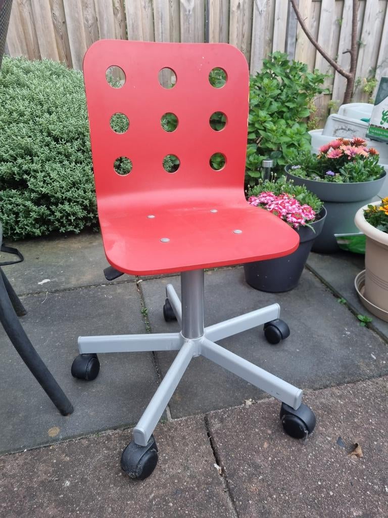 Kinder bureaustoel, Ophalen