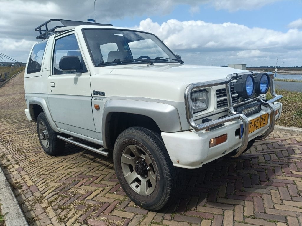 Daihatsu Feroza 1.6 I EL Resintop 4WD 16V U9 1991 Wit, Auto's, Feroza, Stof, 1589 cc, Wit
