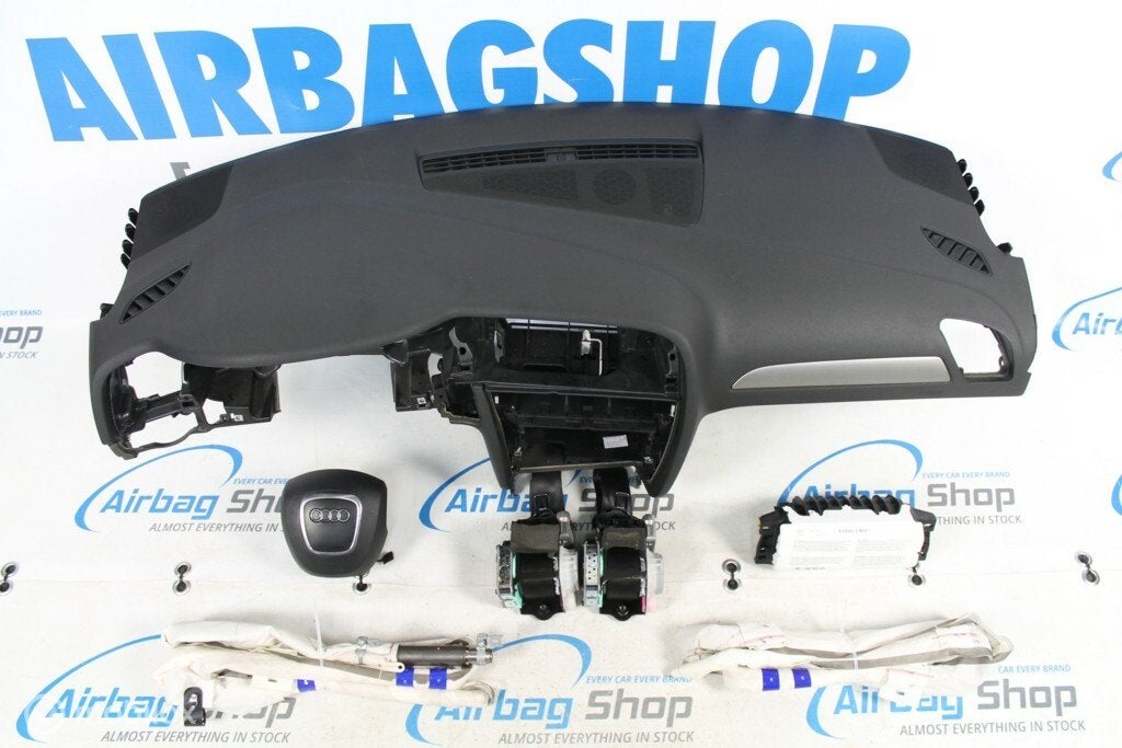 Airbag set - Dashboard zwart met dak airbags Audi A4 B8, Auto-onderdelen