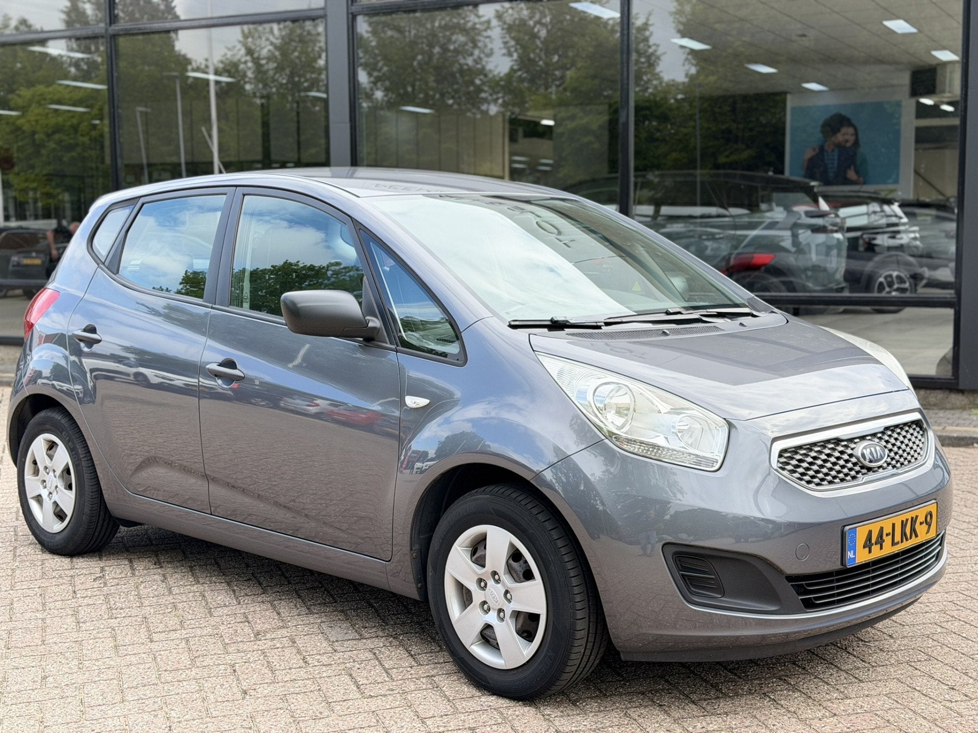 Kia Venga 1.4 CVVT X-tra Trekhaak|Airco (bj 2010), Auto's, Voorwielaandrijving, Euro 5, Stof, Gebruikt