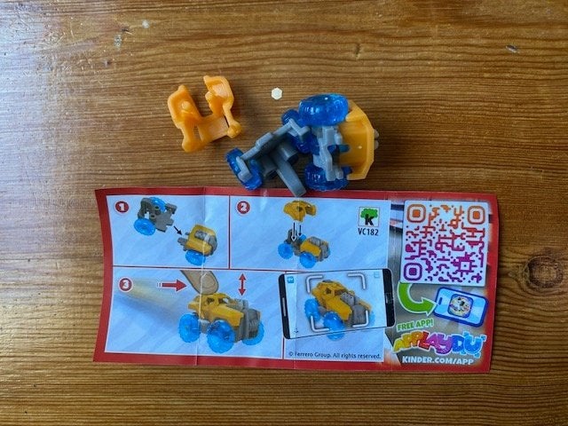 racing figuurtje vc182 uit ferrero surprise eieren, Ophalen of Verzenden, Zo goed als nieuw