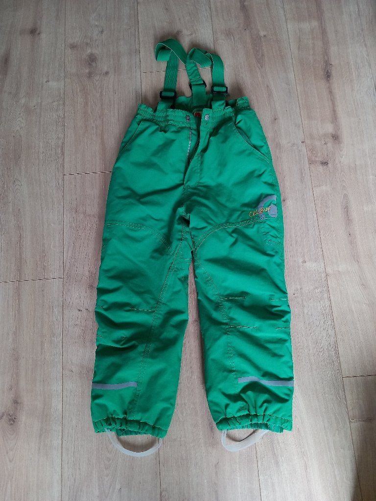 skibroek Celavai - groen- maat 116, Broek, Jongen of Meisje, Ophalen of Verzenden, Zo goed als nieuw