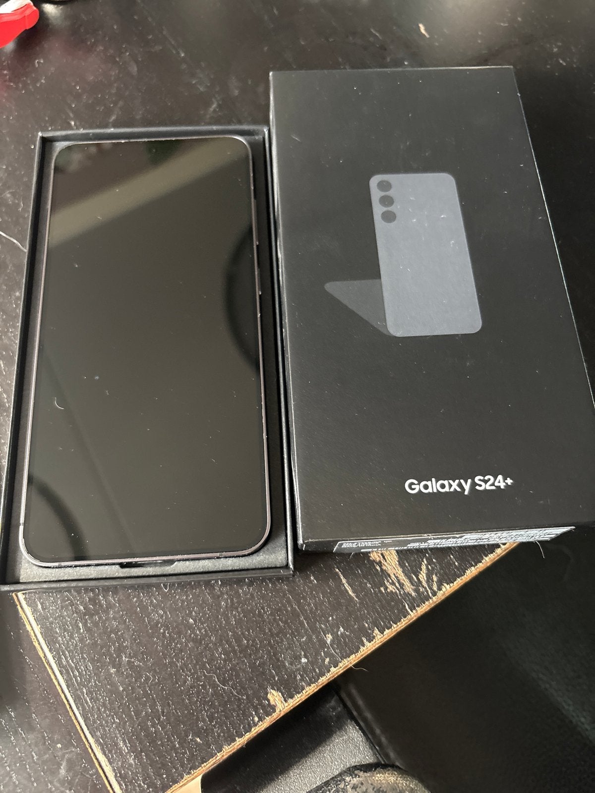 Samsung Galaxy S24+ 256GB Zwart met originele USB-C kabel, Galaxy S24, Zwart, Touchscreen, Ophalen of Verzenden