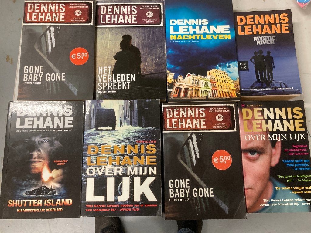 T.K. nog 8 boeken van Dennis Lehane zie actuele lijst, Ophalen of Verzenden, Gelezen, Dennis Lehane