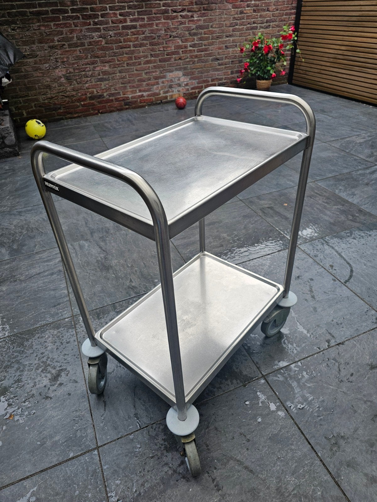 Professionele RVS serveerwagen Hupfer, 100 liter of meer, Ophalen, Transportkar