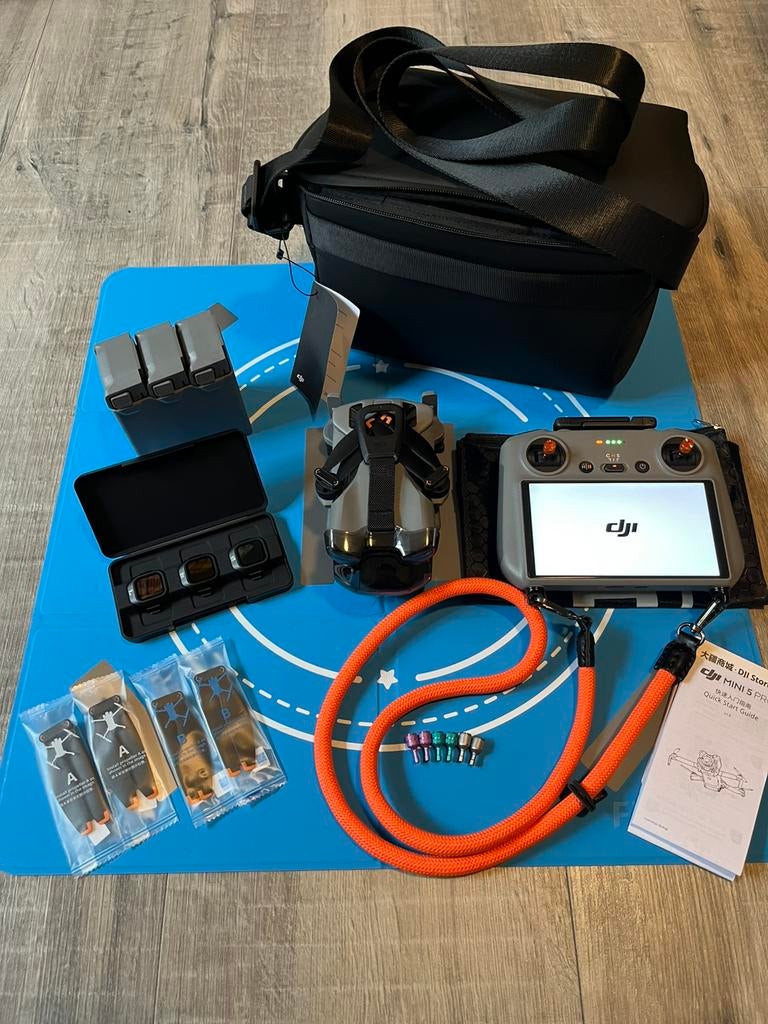 DJI Mini 5 Pro Fly More Combo | Compleet + Extra’s, Ophalen, 30 tot 45 minuten, Zo goed als nieuw, DJI