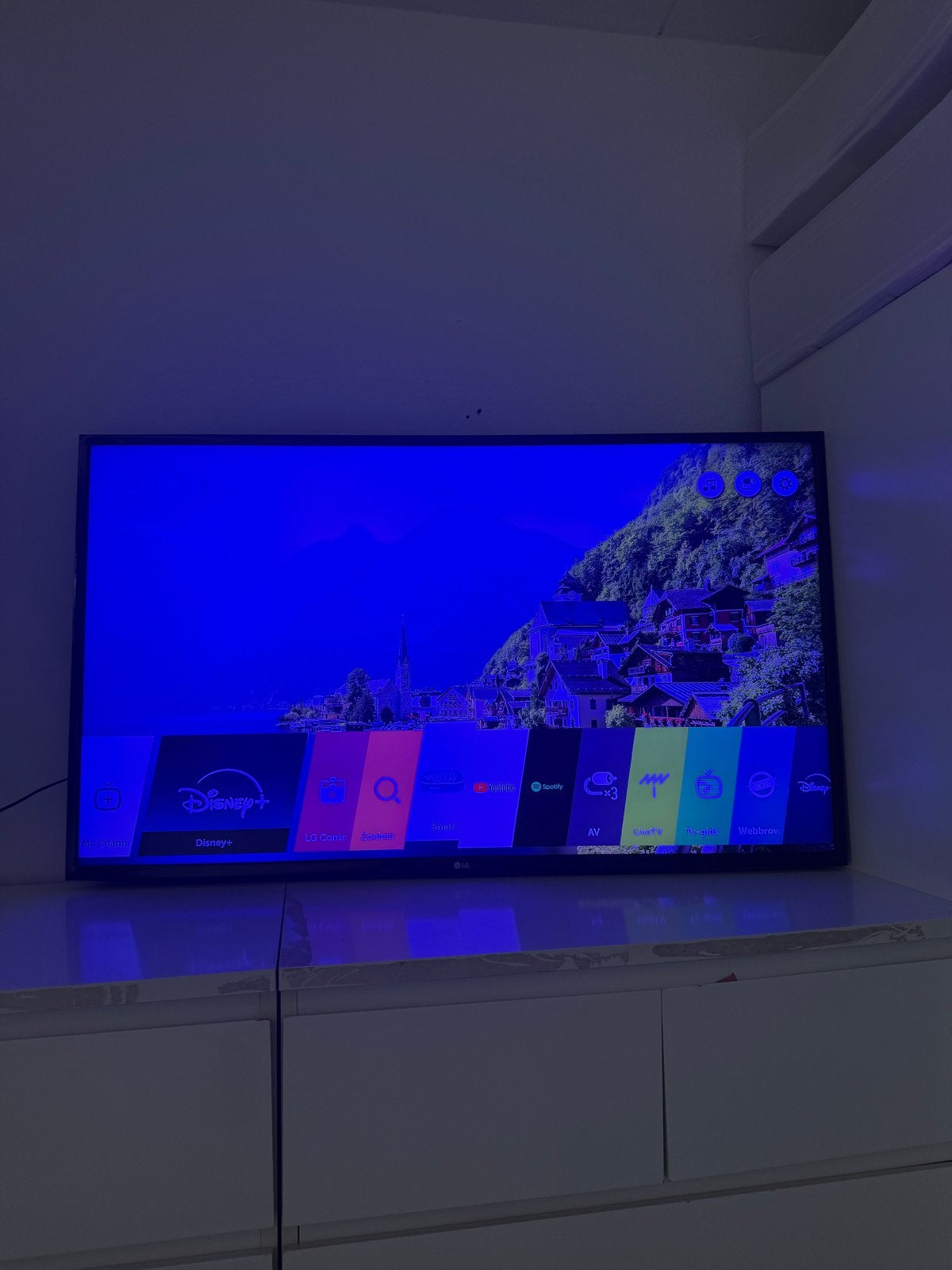LG televisie met afstandsbediening, Audio, Tv en Foto, Televisies, Ophalen, Gebruikt, 50 Hz, 100 cm of meer