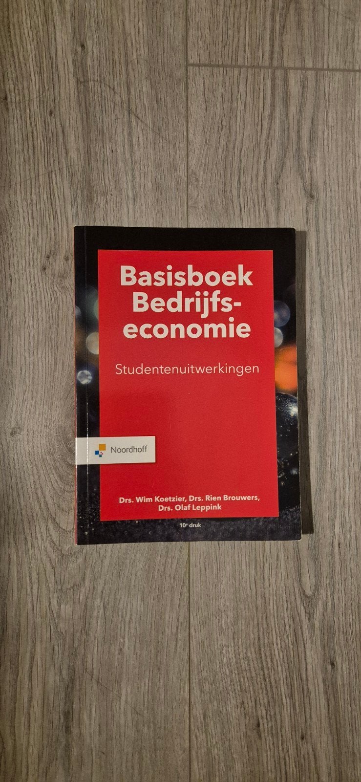 Basisboek Bedrijfseconomie - 10e druk - Drs. Wim Koetzier, Ophalen of Verzenden, Zo goed als nieuw, Economie en Marketing, Drs. Wim Koetzier, Drs. Rien Brouwers, Drs. Olaf Leppink