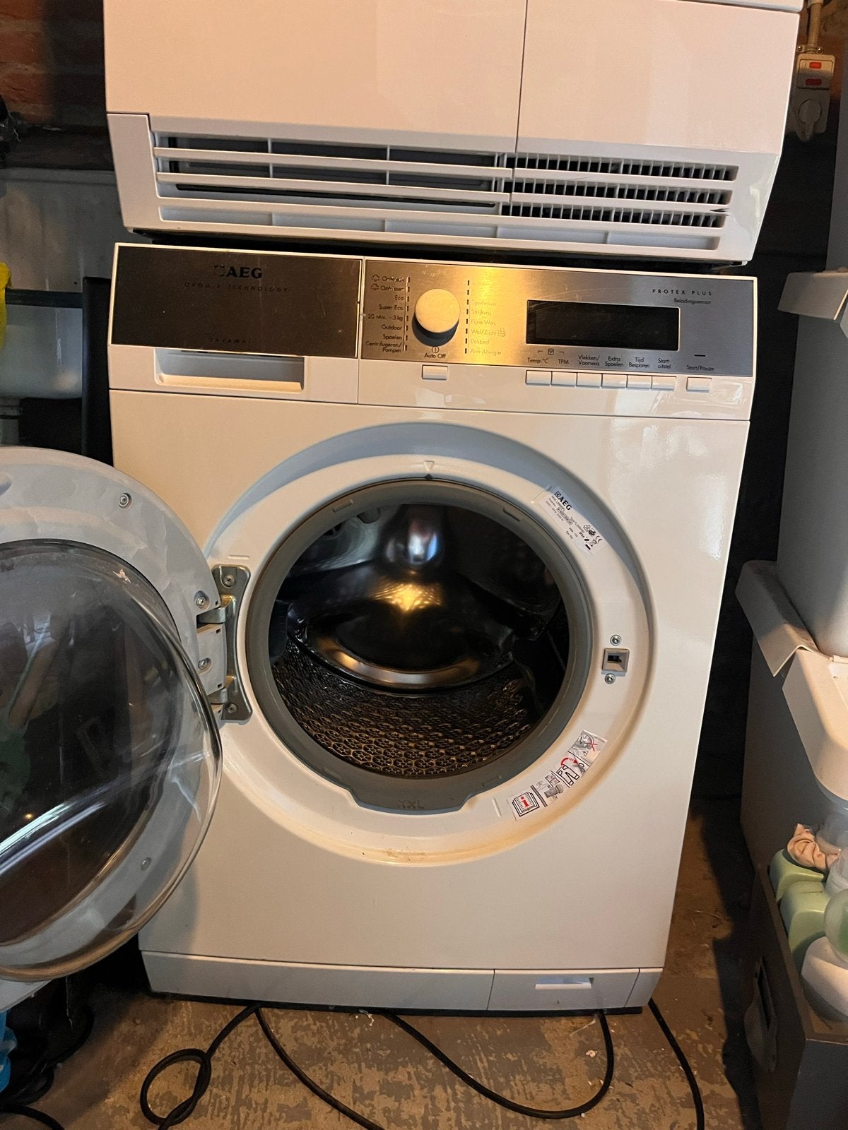 AEG Lavamat Protex Plus Wasmachine, Ophalen, 1200 tot 1600 toeren, Gebruikt, 8 tot 10 kg