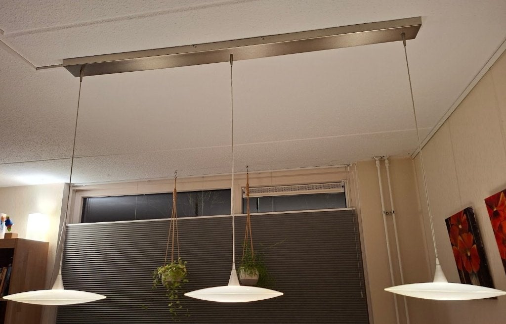 Kamer hanglamp, Huis en Inrichting, Lampen | Hanglampen, Ophalen, Gebruikt, Glas, Modern
