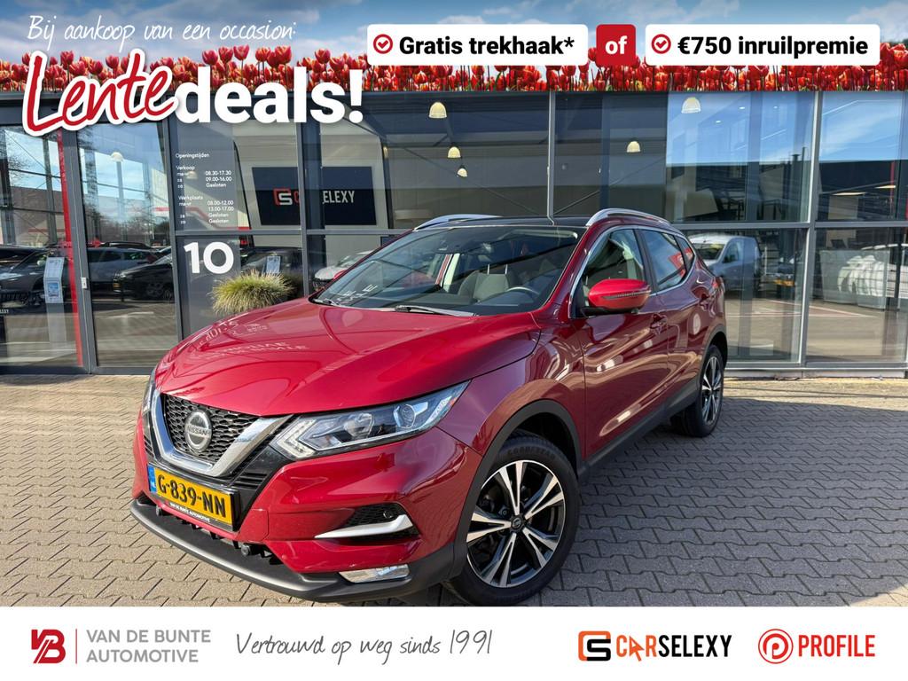 Nissan Qashqai 1.3 DIG-T N-Connecta *Trekhaak & Panoramadak*, Voorwielaandrijving, 12 maanden, Gebruikt, Euro 6