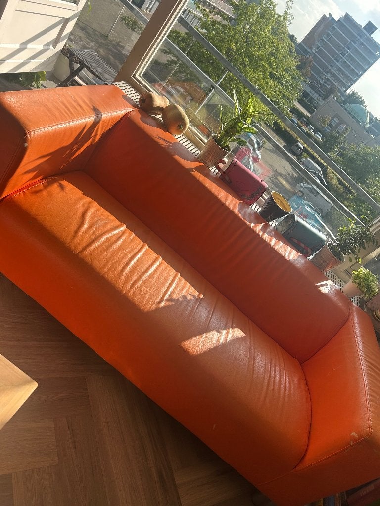 Bank, Huis en Inrichting, Ophalen, Kunststof, Gebruikt, 150 tot 200 cm