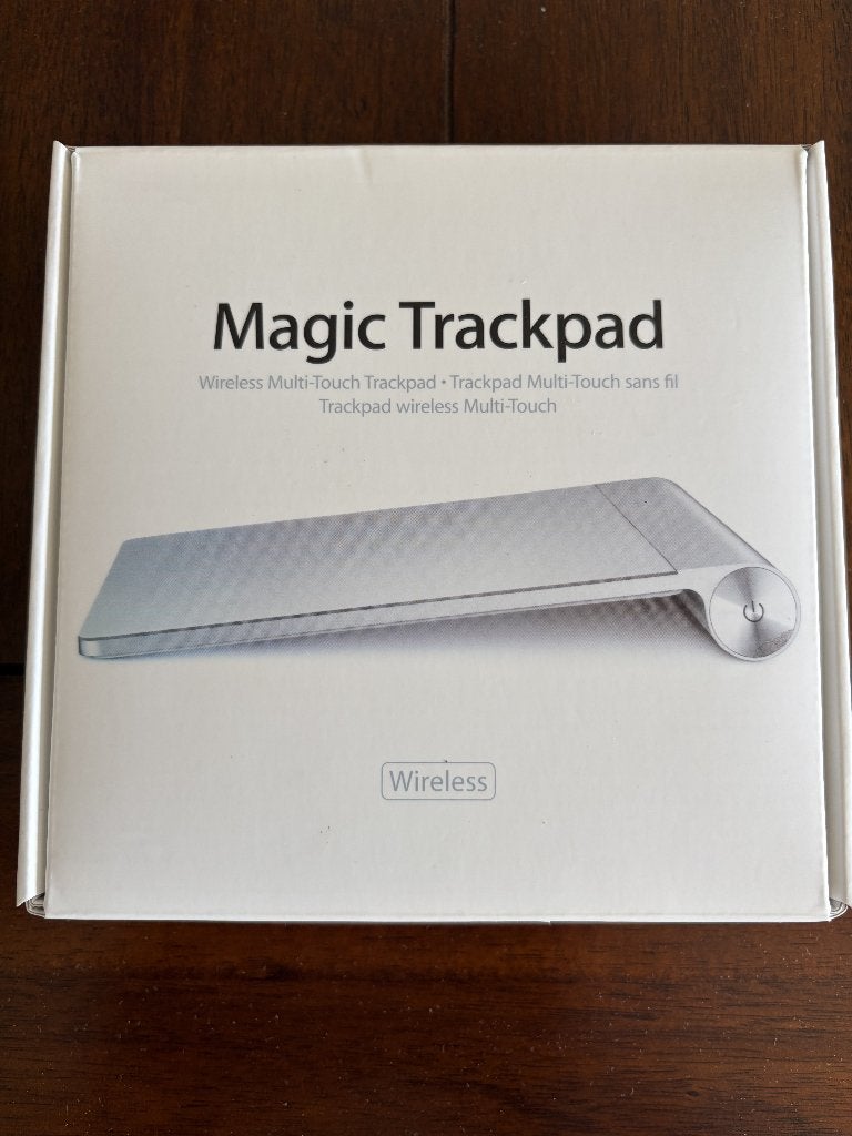 APPLE  Magic Trackpad  zilver, Ophalen of Verzenden, Zo goed als nieuw