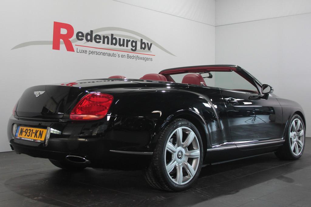 Bentley Continental GTC 6.0 W12 - Leder - Memory - Camera -, Auto's, Automaat, Gebruikt, 4 stoelen, Zwart