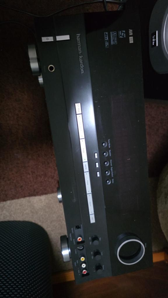 Harman Kardon AVR135 homecinema set JBL speakers + subwoofer, Gebruikt, 120 watt of meer, Ophalen, Overige merken