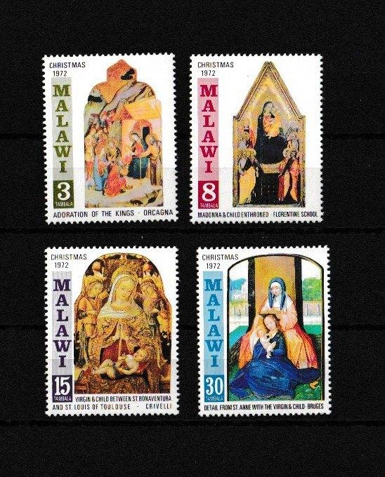 1972 Malawi - Kerstmis (Mi. 191-194, postfris), Ophalen of Verzenden, Postfris, Overige thema's