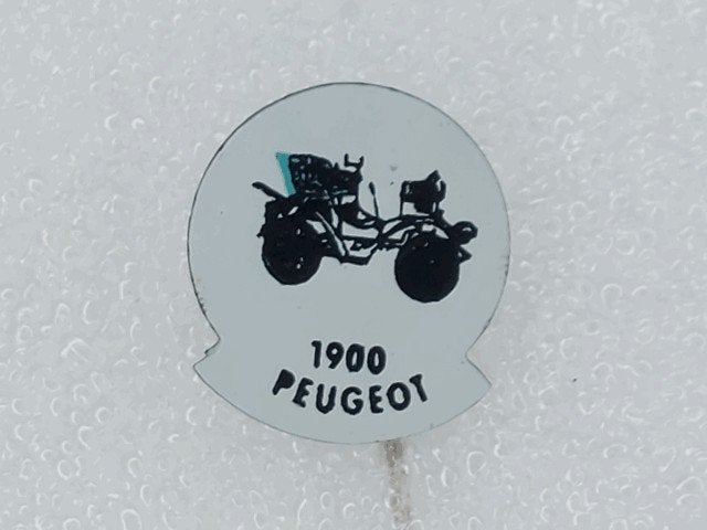 SP1634 Speldje 1900 Peugeot blauw, Ophalen of Verzenden, Gebruikt, Overige onderwerpen