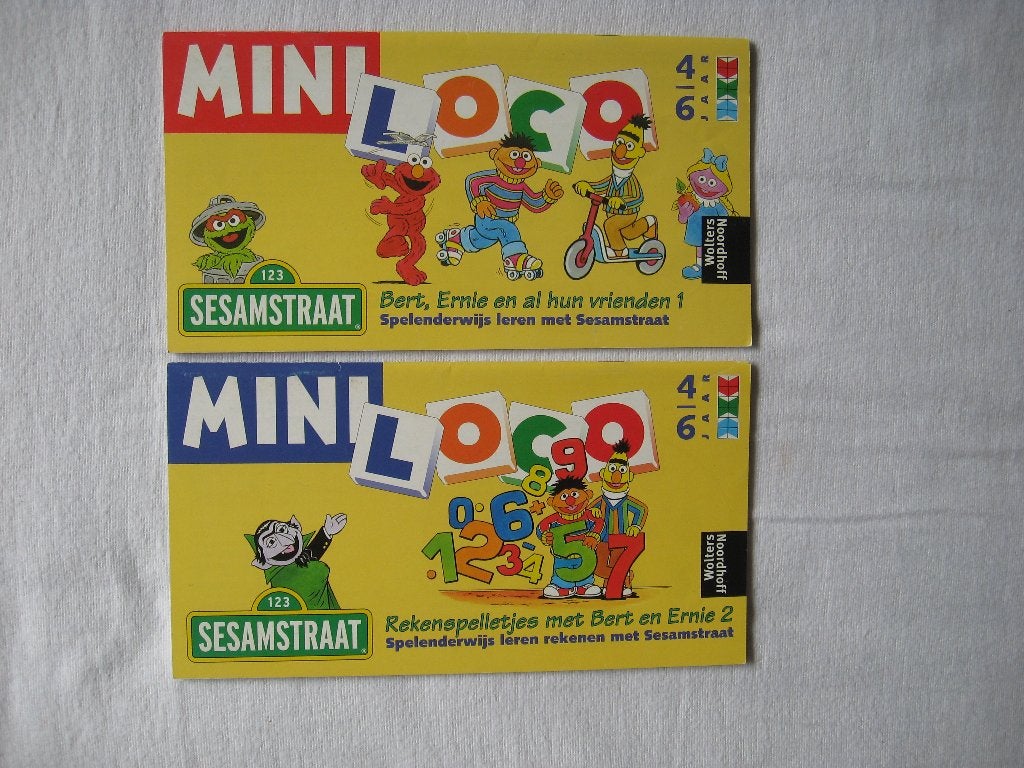 Sesamstraat 123 - Mini Loco Bert, Ernie en vrienden 1 en 2, Kinderen en Baby's, Ophalen of Verzenden, Rekenen