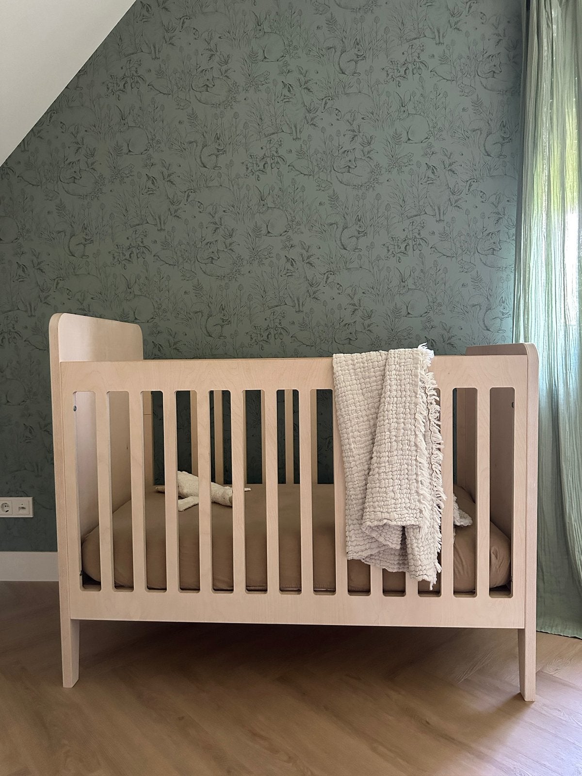 Kidsmill ledikant (incl.Aerosleep matras!), Ophalen, Zo goed als nieuw, Minder dan 140 cm, Matras