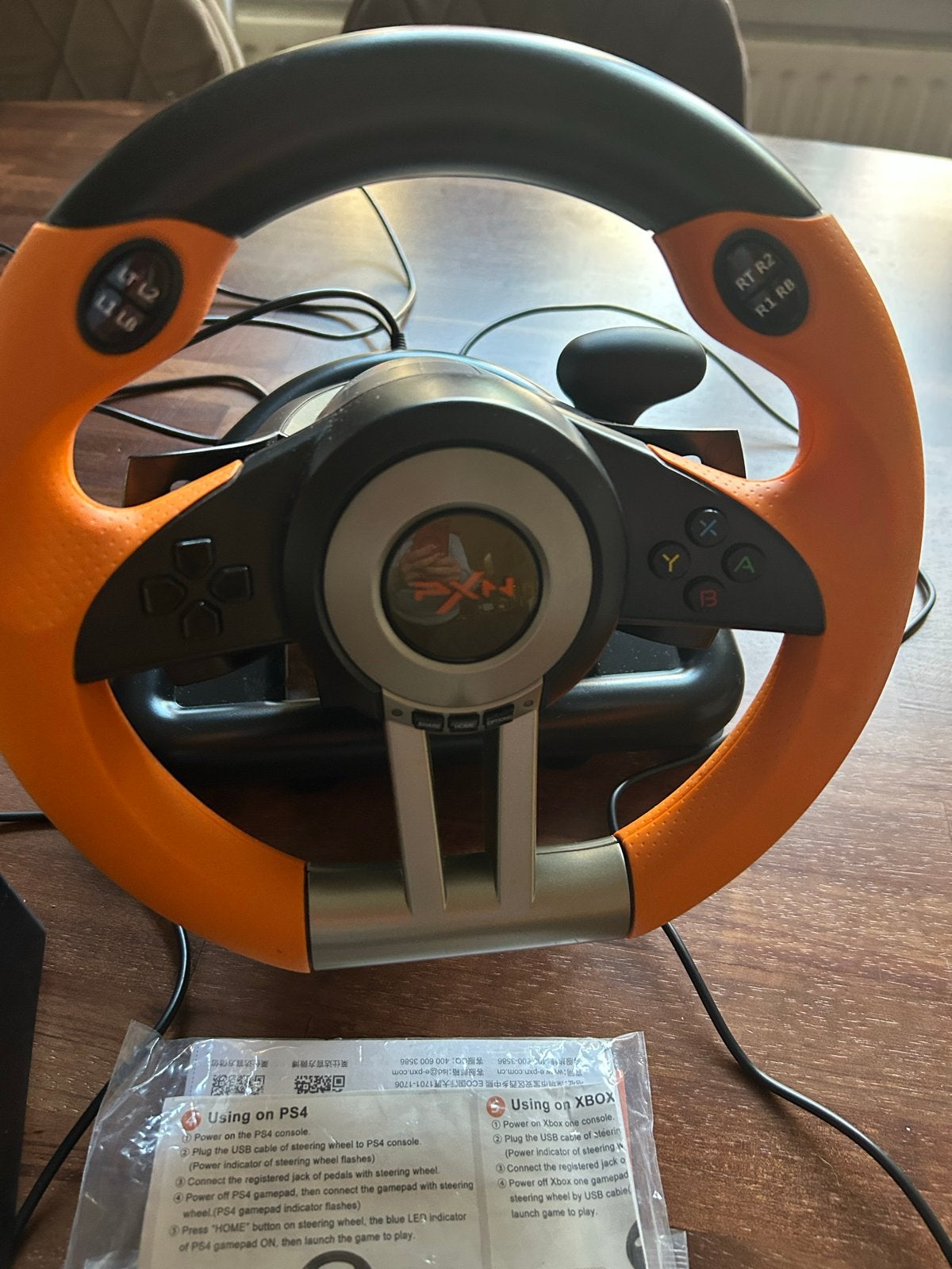 PXN V3 Pro racestuur met pedalen, Racestuur, Gebruikt, PC, Overige merken