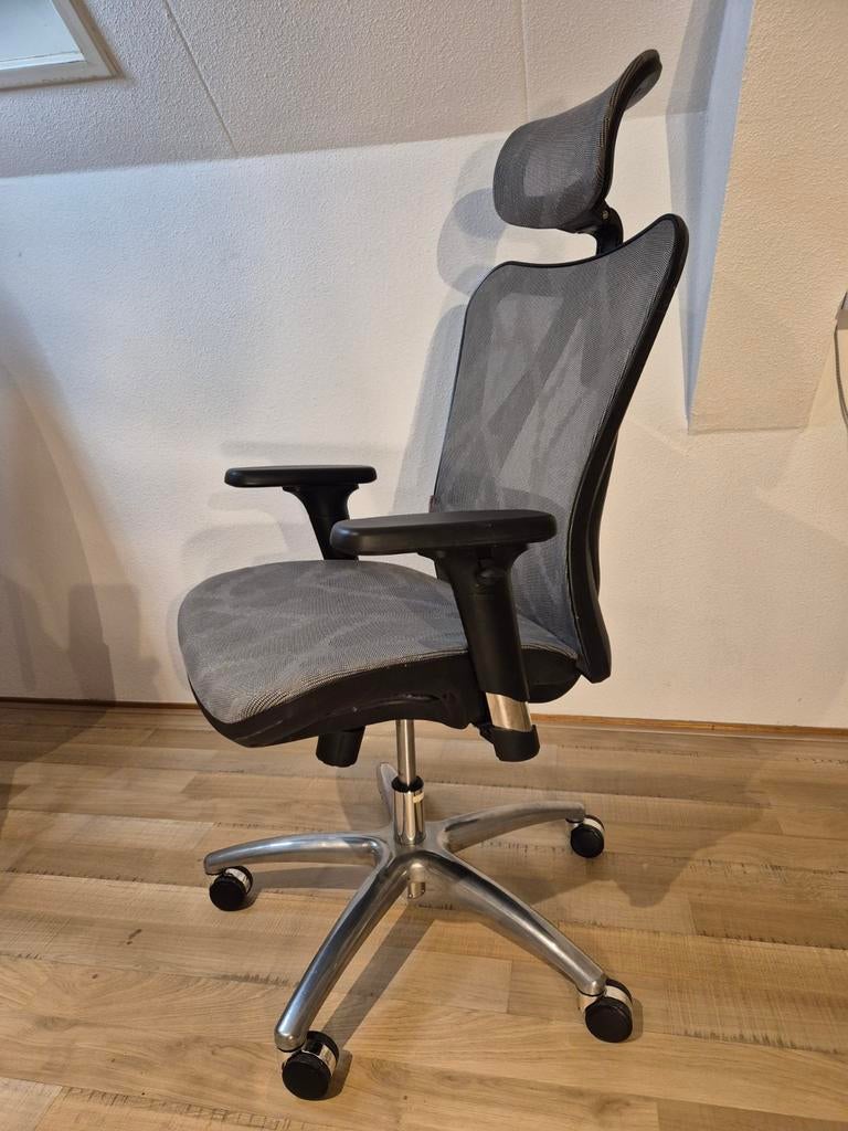 Sihoo M57 Ergonomische Bureaustoel - Gebruikt, Huis en Inrichting, Bureaustoelen, Zwart, Ophalen