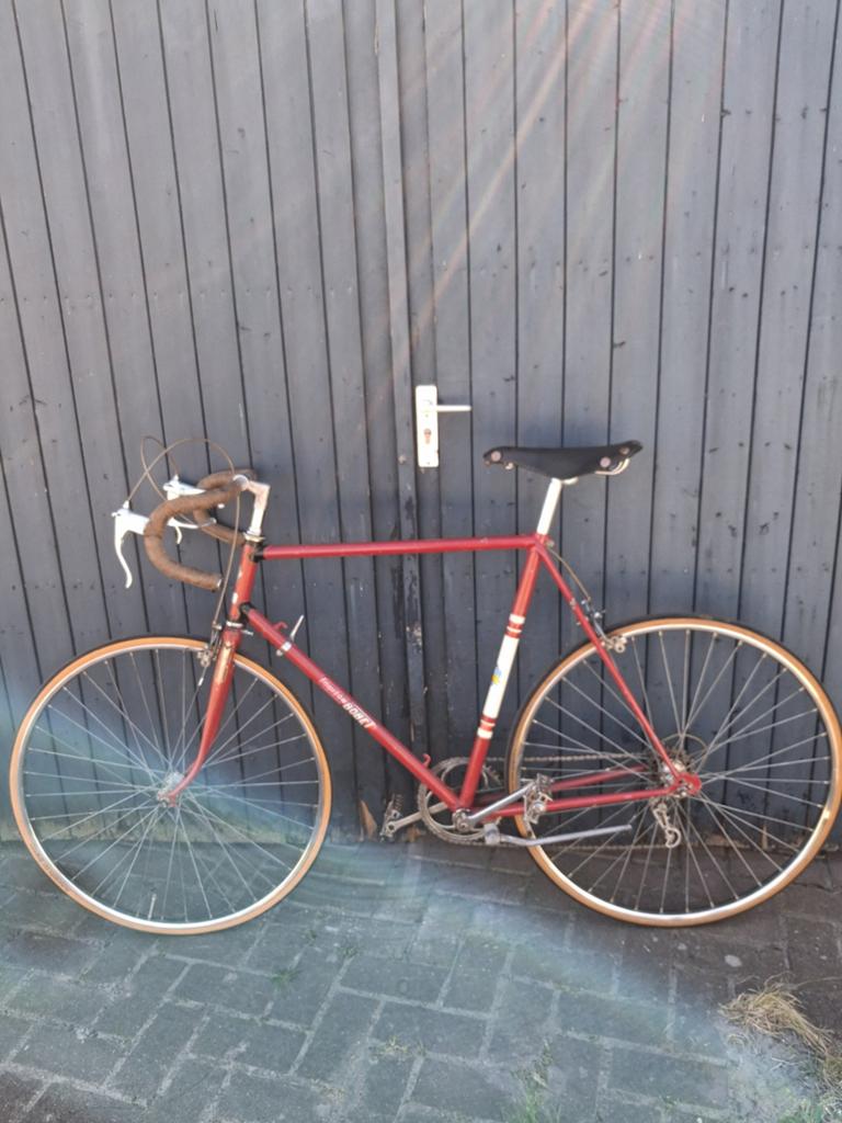 Vintage Louison Bobet Racefiets - Klassieke Stijl, Ophalen, Gebruikt, Staal, Velgrem