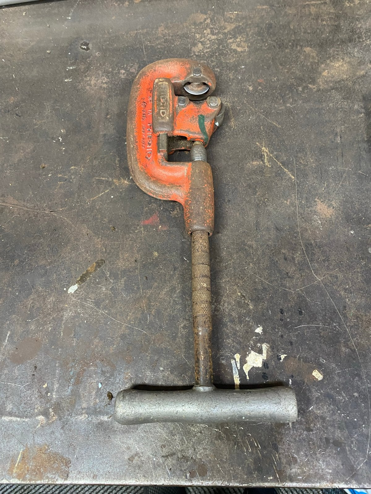 RIDGID No. 1A Pijpsnijder - Robuust en Betrouwbaar, Doe-het-zelf en Verbouw, Ophalen of Verzenden, Gebruikt, Snijgereedschap, Ridgid