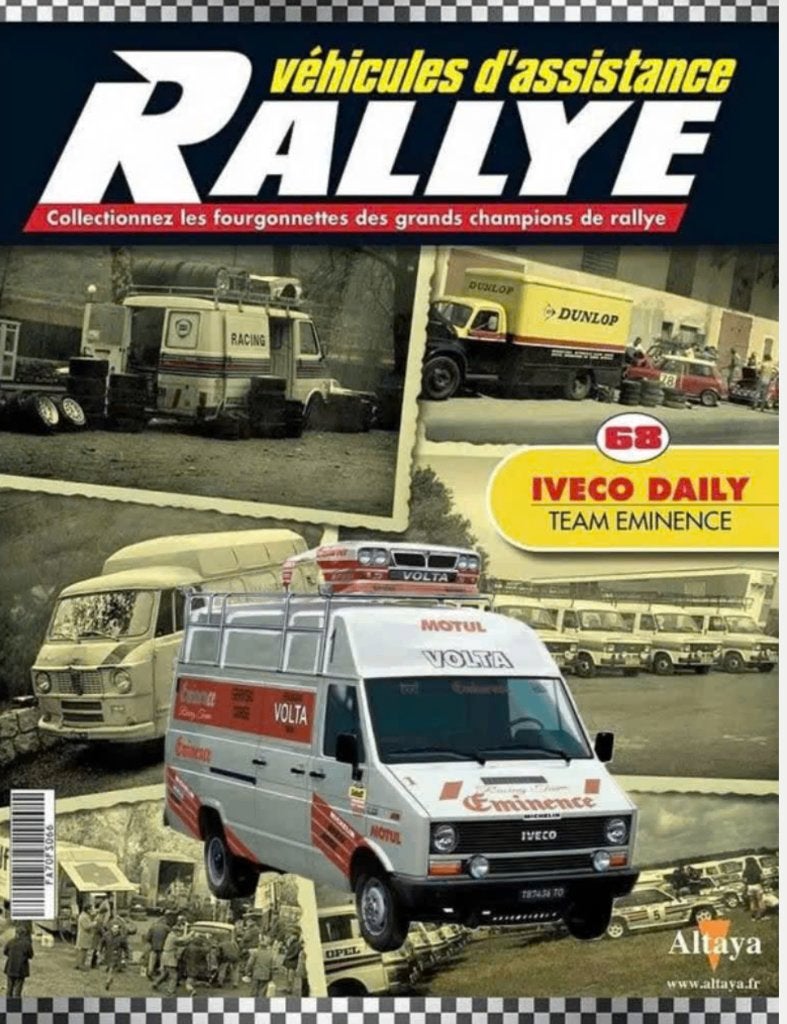 Iveco Daily Team Eminence 1983 1/43 Rallye Assistance # 68, Hobby en Vrije tijd, Modelauto's | 1:43, Verzenden, Nieuw, Auto, Overige merken