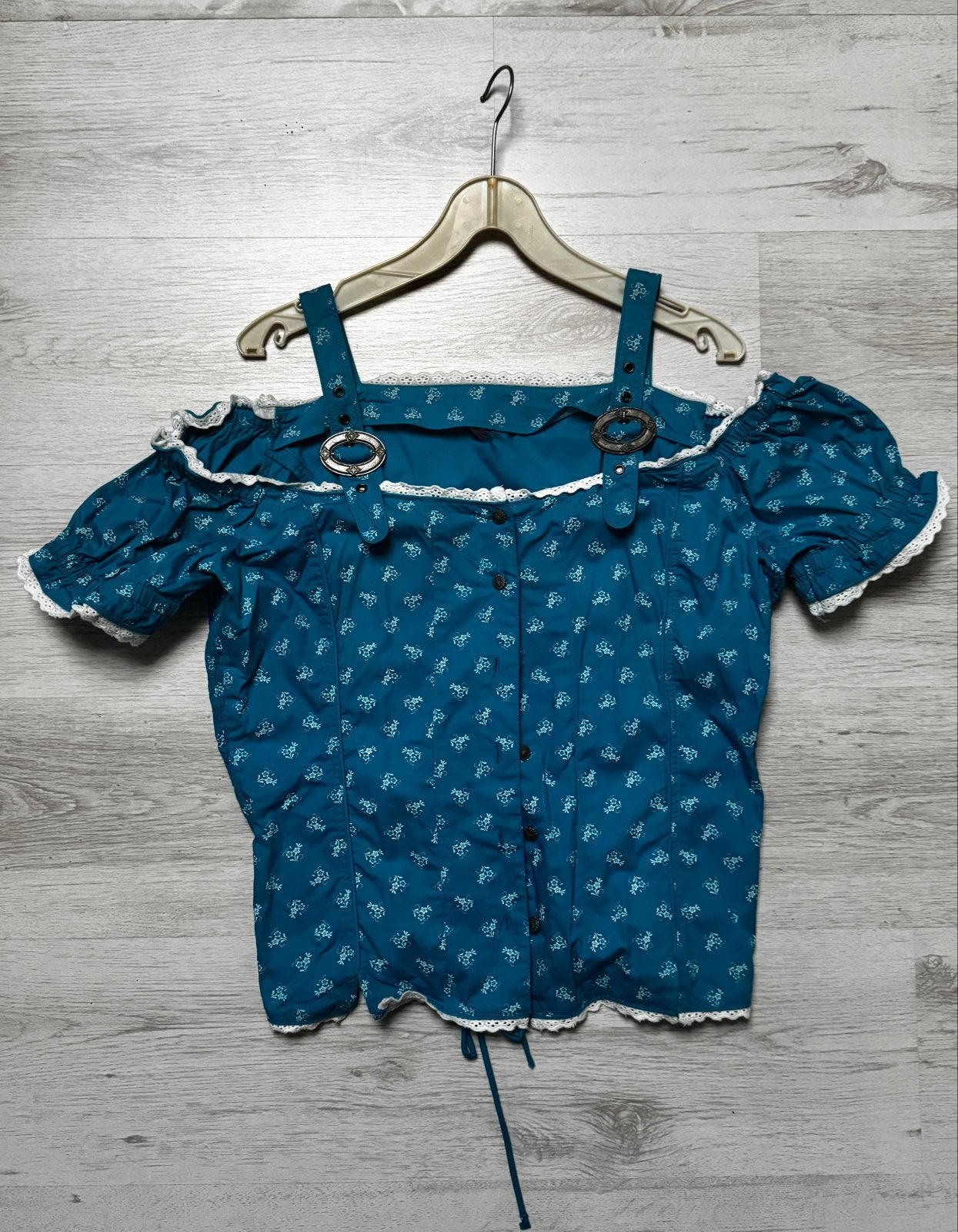 Diverse Dirndl Blouses - Verschillende Maten en Kleuren, Ophalen of Verzenden, Gedragen, Maat 42/44 (L), Meerkleurig