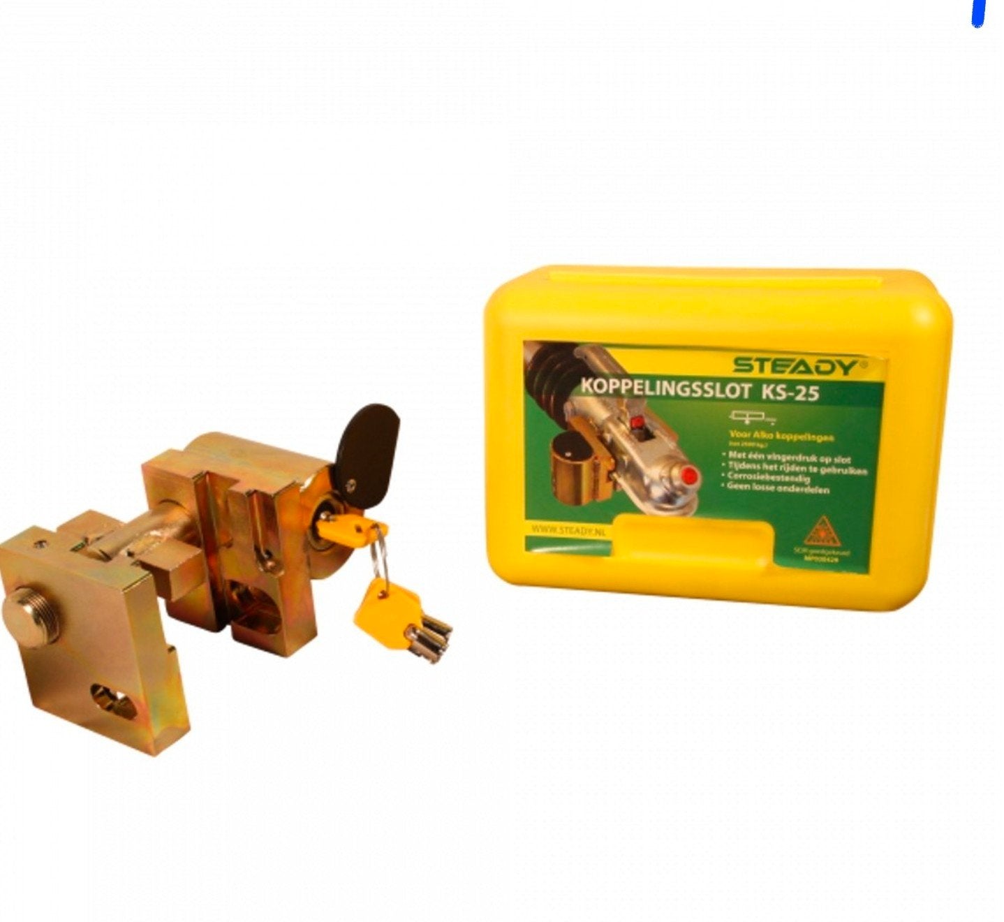 Steady Koppelingsslot KS-25 voor aanhanger/caravan, Ophalen of Verzenden, Zo goed als nieuw