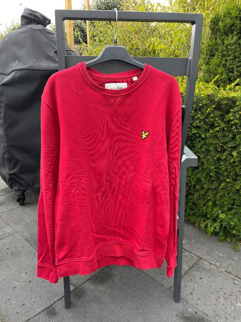 Rode trui van lyle en Scott mt M, Maat 48/50 (M), Ophalen of Verzenden, Zo goed als nieuw, Lyle & Scott