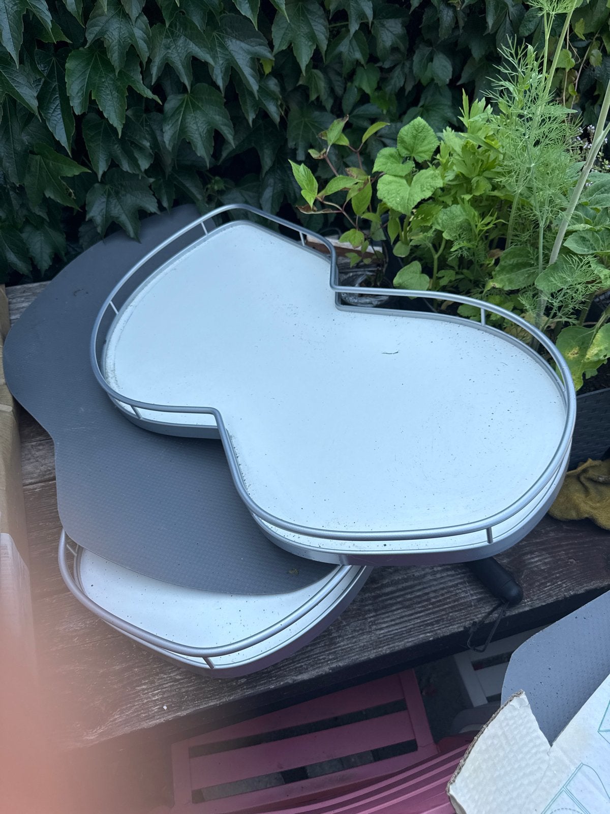 LeMans 45 cm hoekkast carrousel (zonder staander), Ophalen, Gebruikt