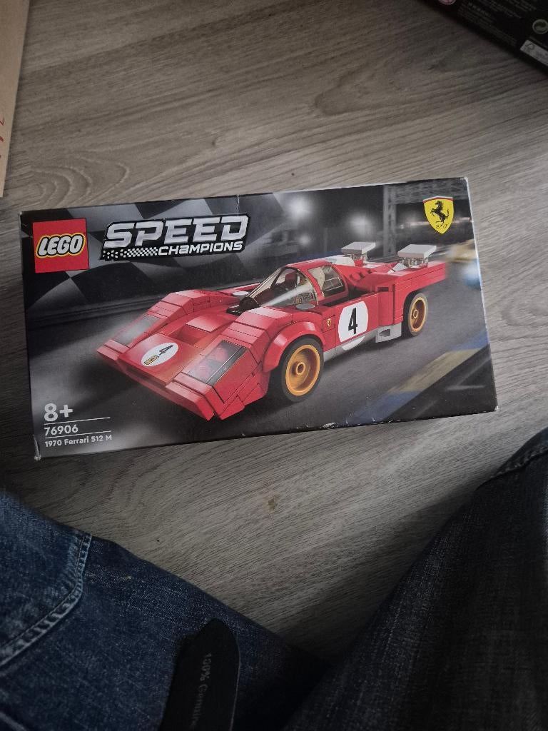 lego speed champions 76906 1970 Ferrari 512 m rood, Ophalen of Verzenden, Nieuw, Complete set, Lego