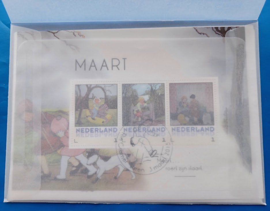 Postset Rie Cramer 2015 - Maart, Postzegels en Munten, Verzenden, Na 1940, Gestempeld