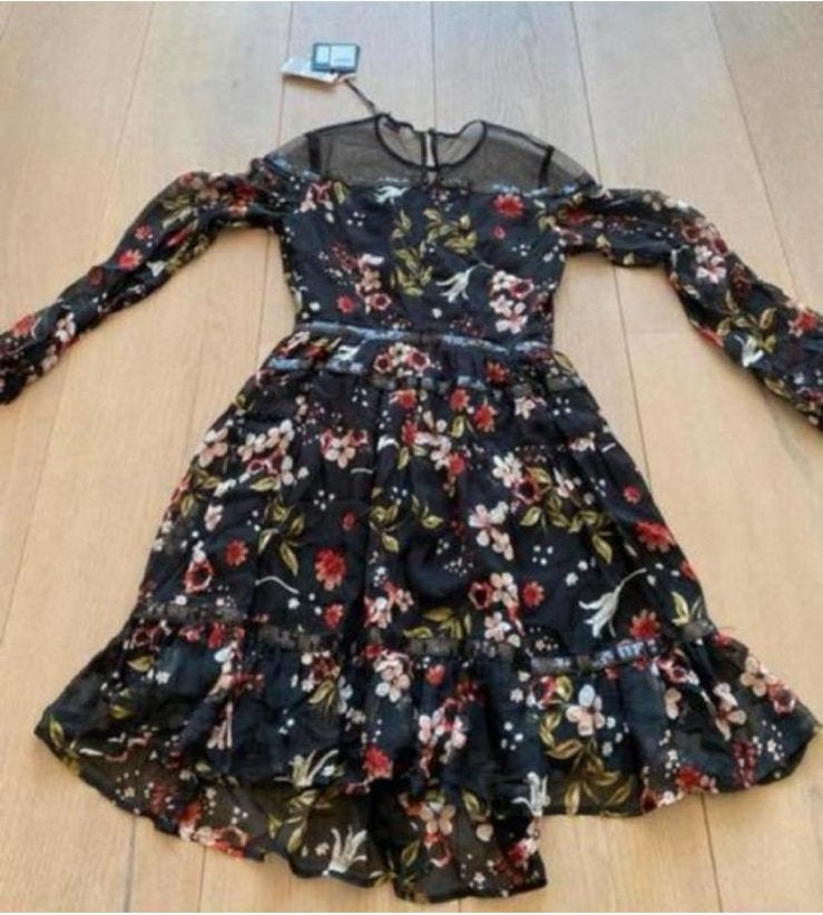 Liu jo zijde jurk S nieuw, Kleding | Dames, Jurken, Zwart, Nieuw, Ophalen of Verzenden, Maat 36 (S)