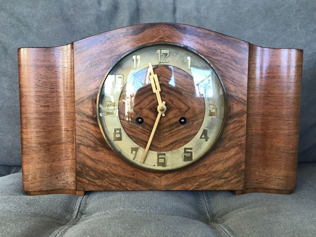 Vintage antieke pendule-klok Kienzle, Ophalen