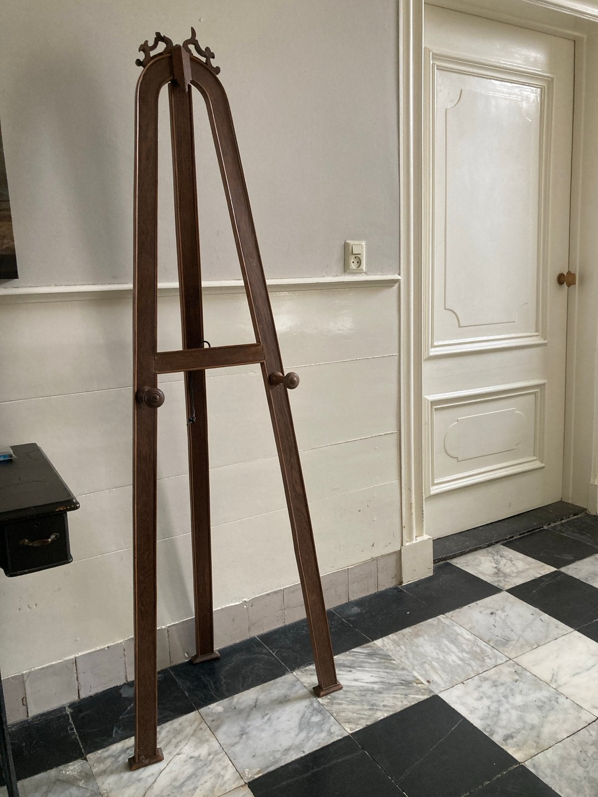 Antieke Schildersezel - Strakke Vormgeving, 1.75m Hoog, Antiek en Kunst, Ophalen