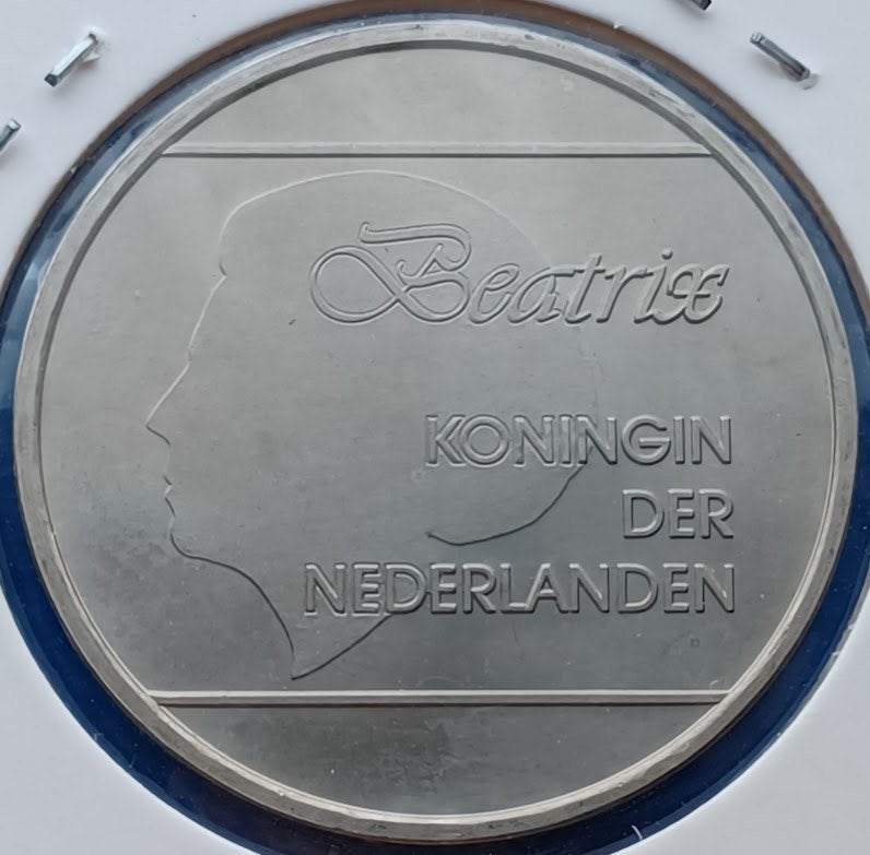 Aruba 2½ Florin 1987 - Beatrix FDC, Verzenden, Koningin Beatrix, 2½ gulden, Losse munt