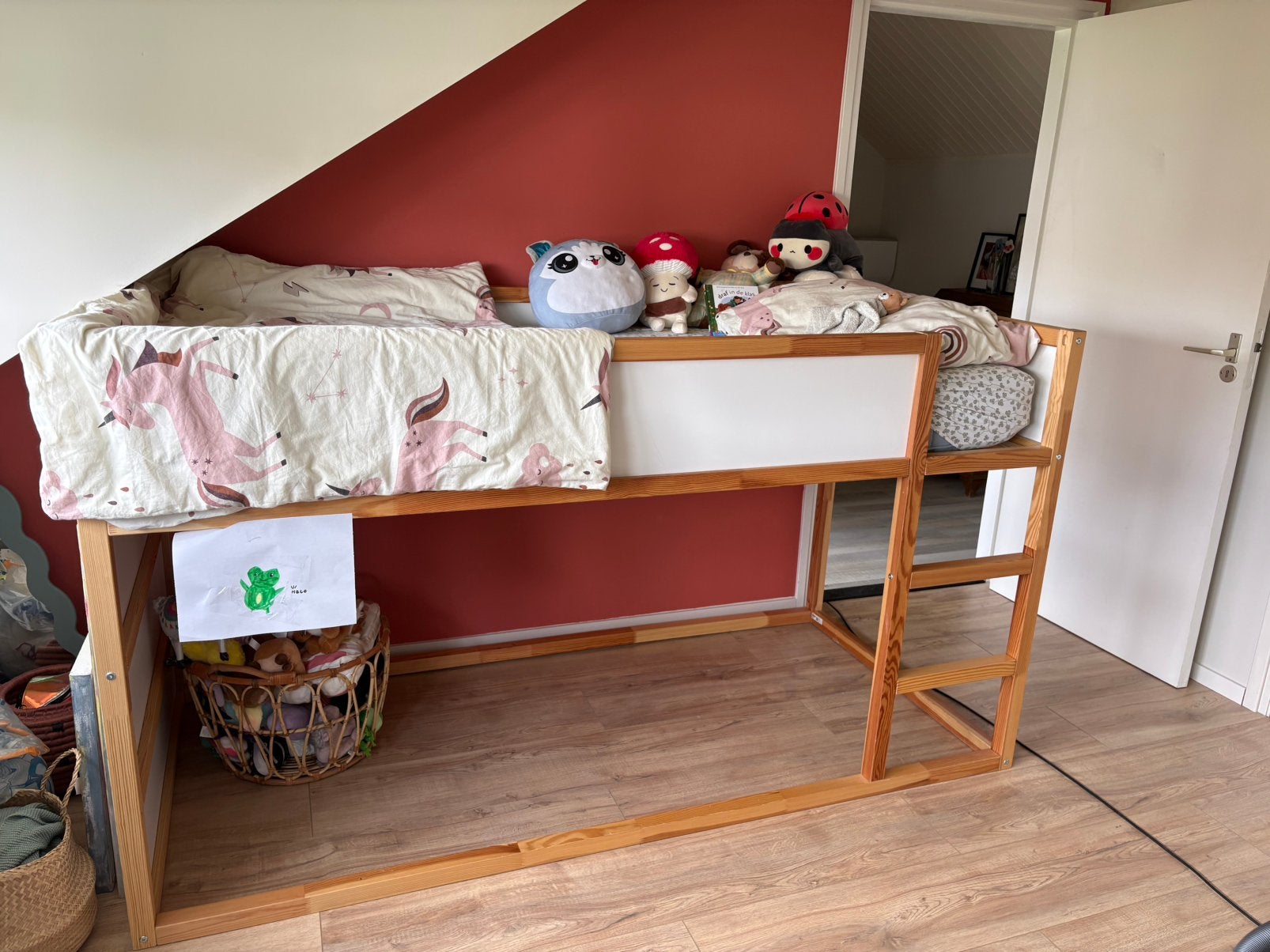 Ikea kura kinderbed, Ophalen, Zo goed als nieuw, Hoogslaper