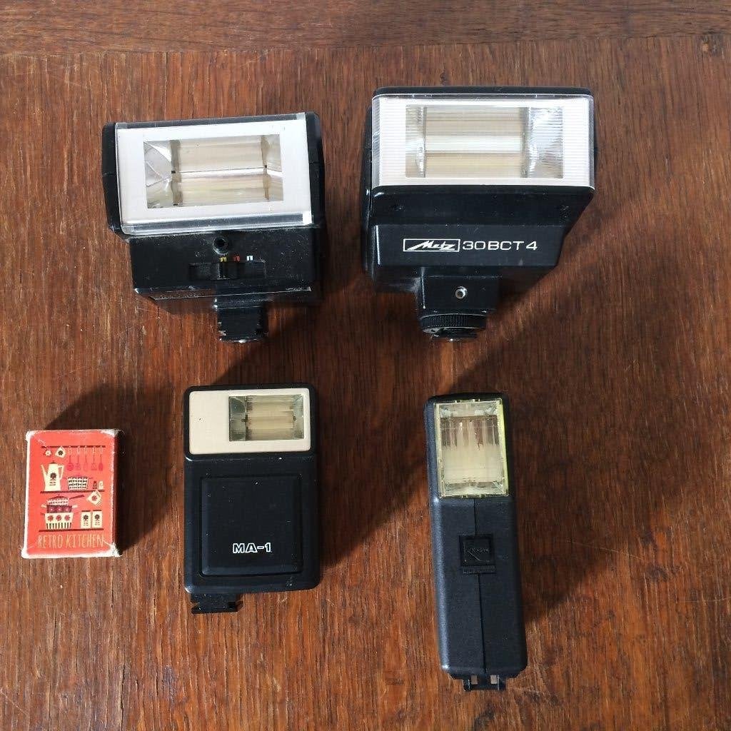 5 flitsers voor fotocamera fototoestel spiegelreflexcamera, Ophalen of Verzenden, Gebruikt, Overige merken