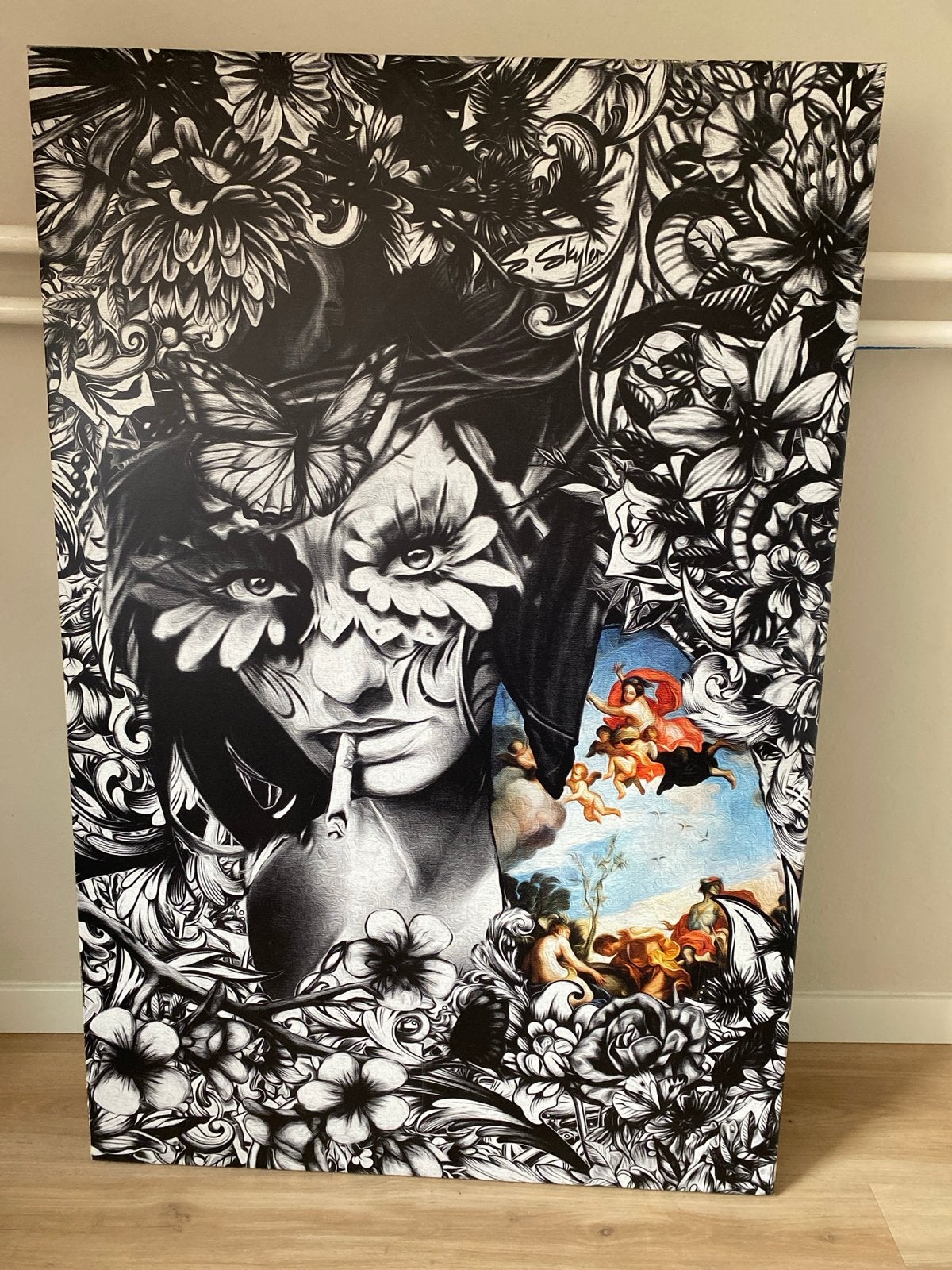 Steyn Skyler - Premium stretched Canvas, Antiek en Kunst, Kunst | Schilderijen | Modern, Ophalen, Figuren, Print, Gesigneerd