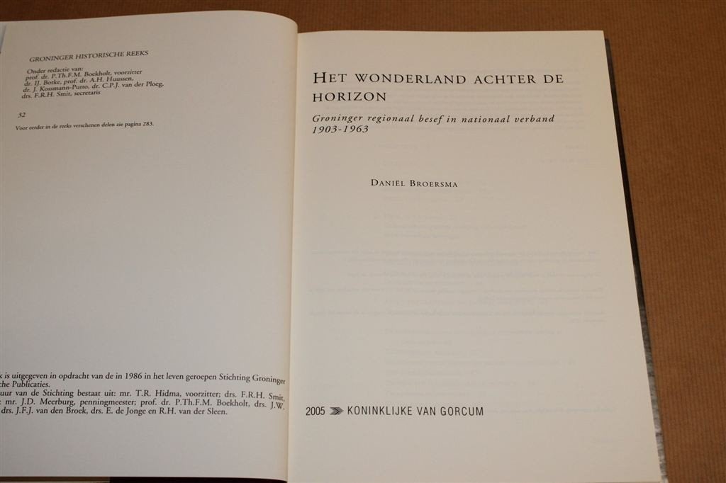 Het Wonderland — Gronings Besef [1903-1963], Boeken, Ophalen of Verzenden, Gelezen