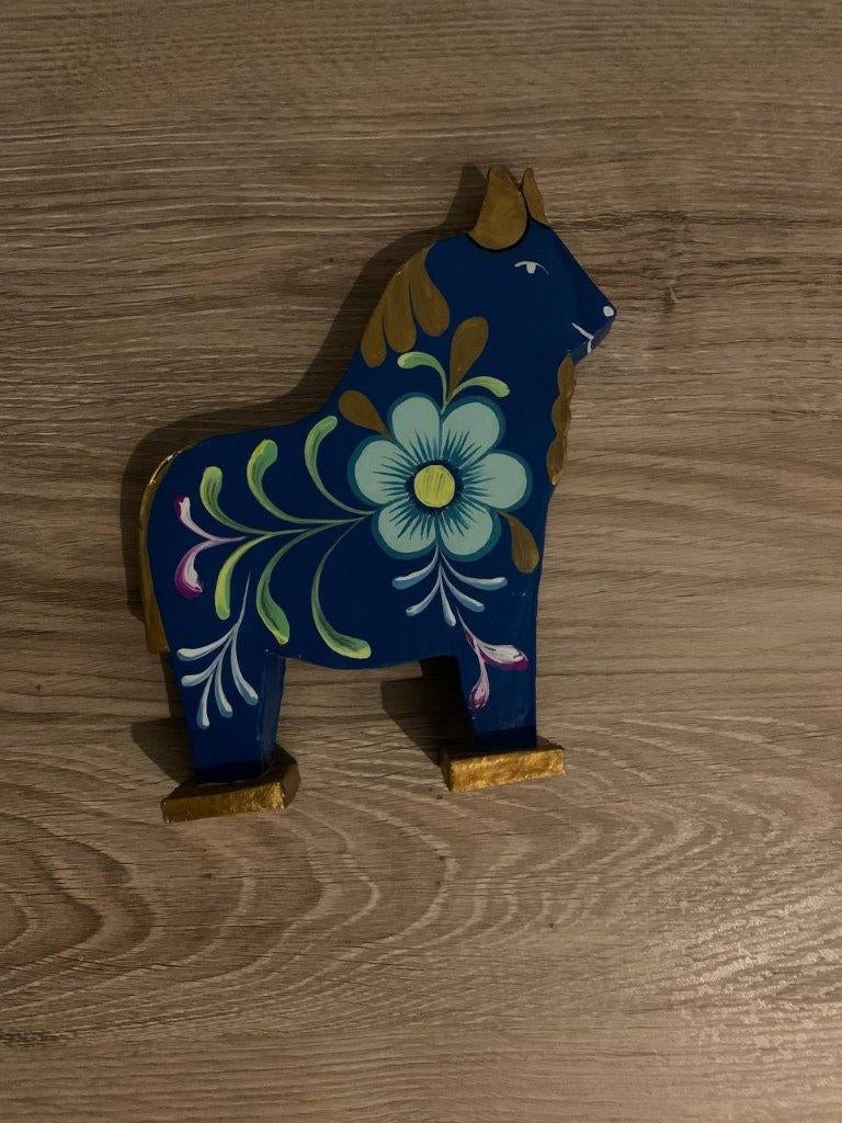 Beeld stier met bloem (Torito de Pucará) handwerk Peru, Verzamelen, Beelden en Beeldjes, Ophalen, Gebruikt, Dier