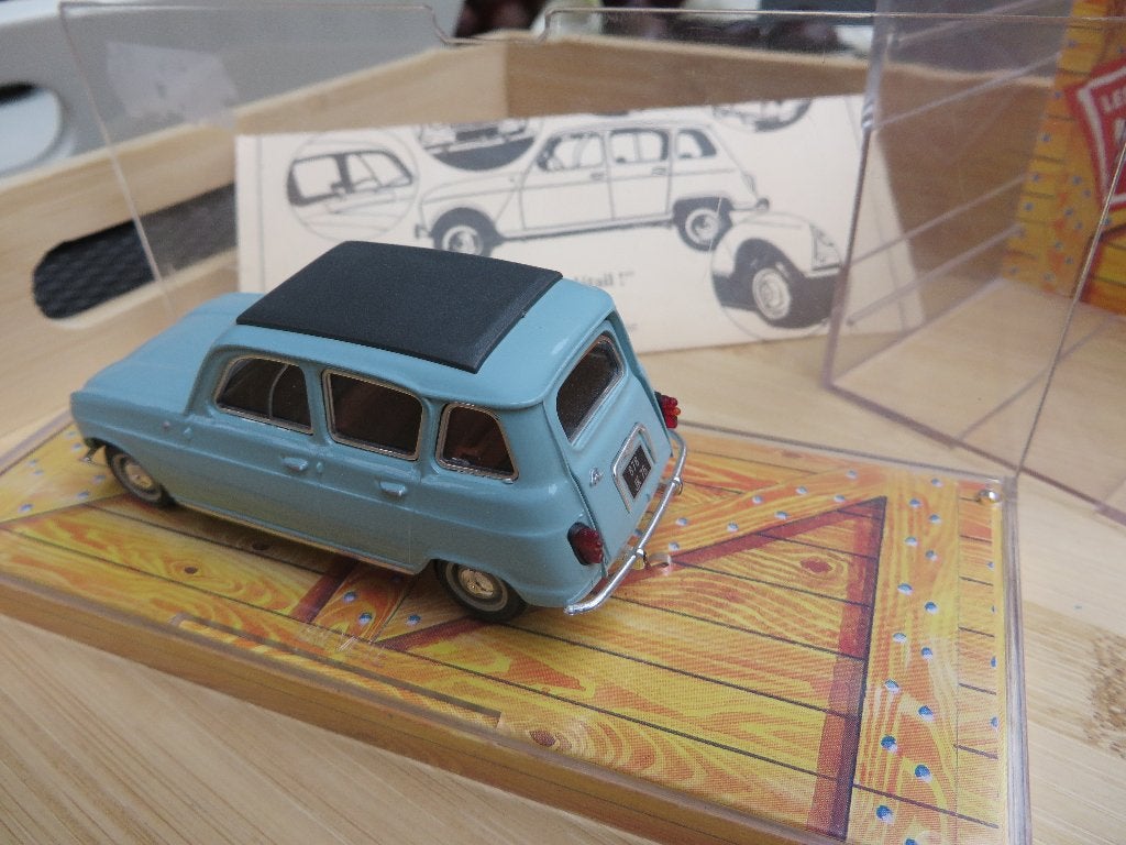 Norev Renault 4 4L 1961 blauw, Ophalen of Verzenden, Nieuw, Auto, Norev