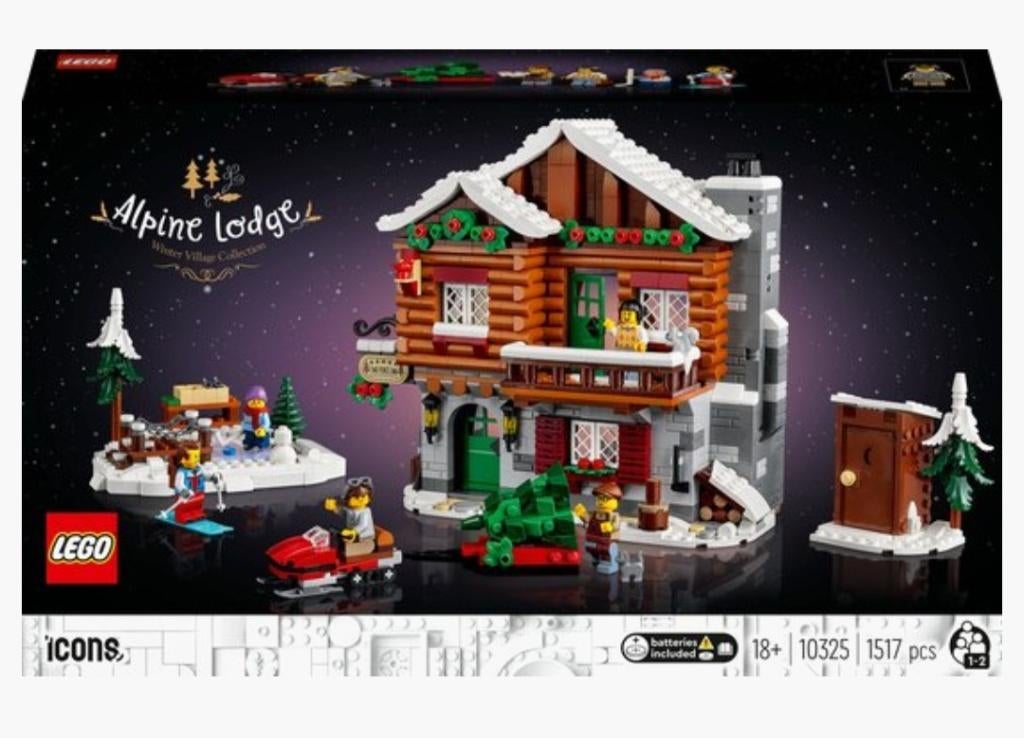 LEGO 10325 Icons Skihut Modelhuis <>NIEUW<>, Nieuw, Ophalen of Verzenden, Icons, Complete set