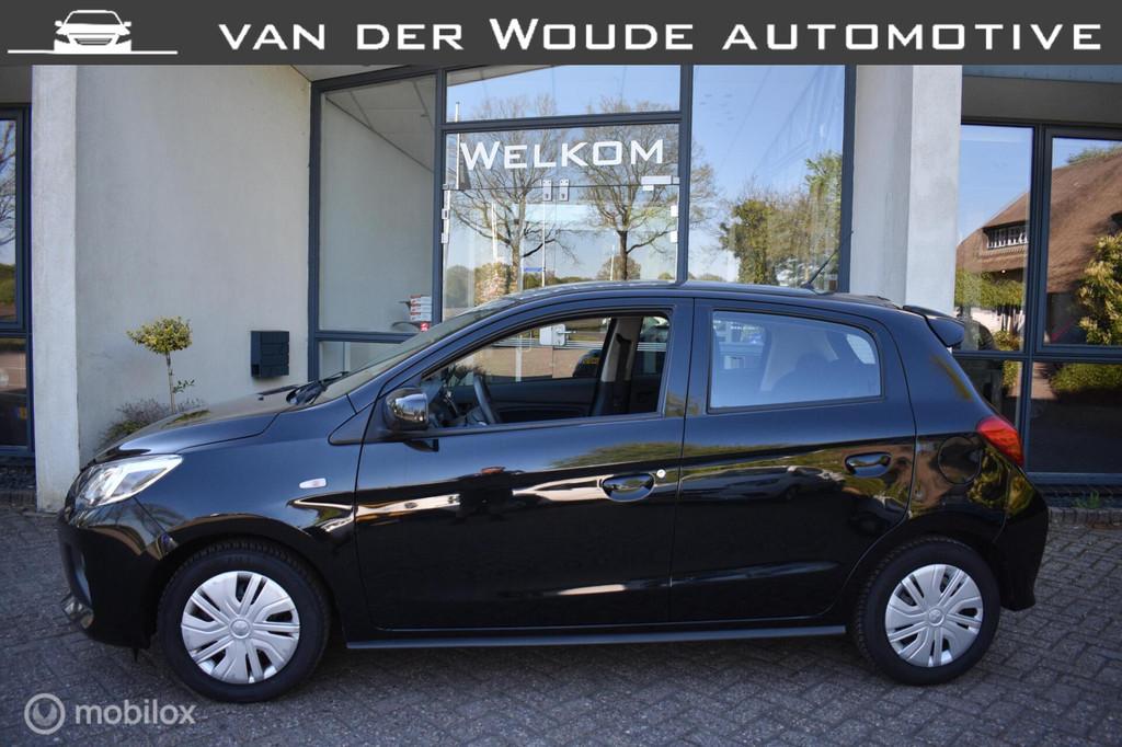 Mitsubishi Space Star 1.2 Cool+ 5DRS, 2021|Airco, Auto's, Mitsubishi, Voorwielaandrijving, Stof, 850 kg, Zwart