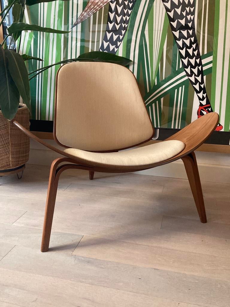 Carl Hansen & Søn CH07 Shell Chair, Ophalen, Carl Hansen, Bruin, Carl Hansen