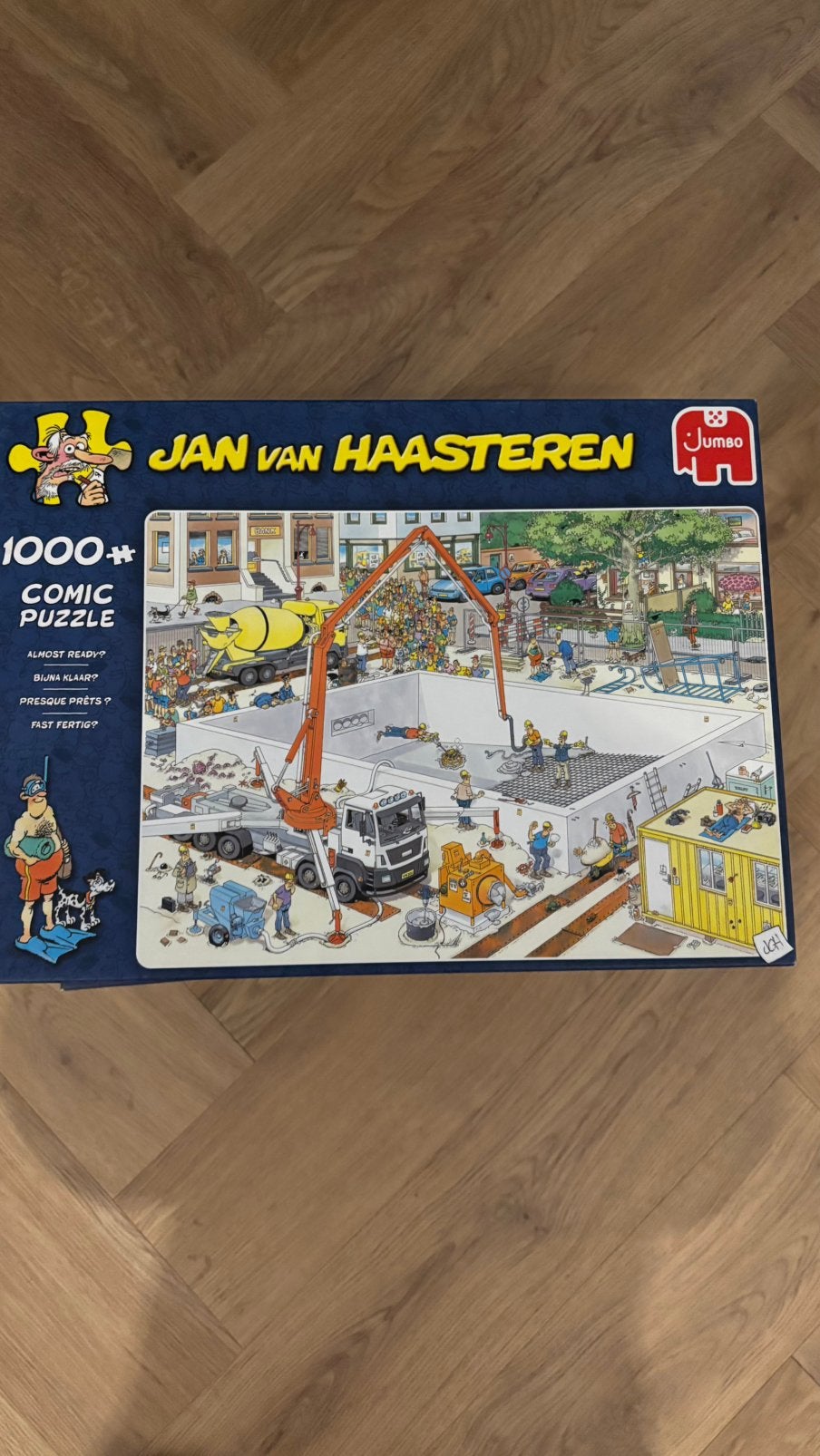 Jan van Haasteren puzzel 1000 stukjes, Hobby en Vrije tijd, Denksport en Puzzels, Ophalen, 500 t/m 1500 stukjes, Zo goed als nieuw