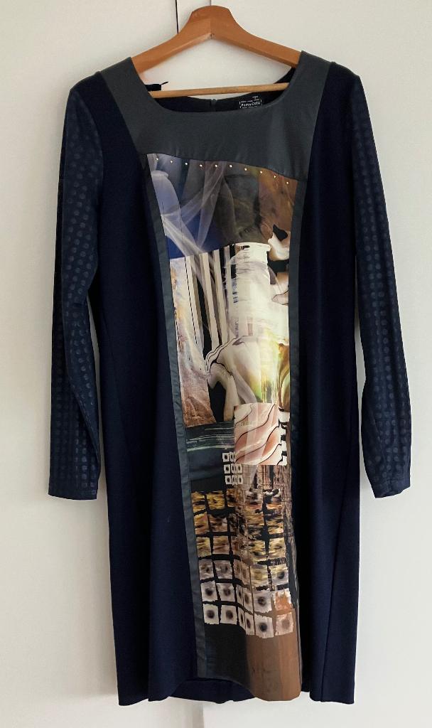 Jurk merk Pause Café maat 40/42, Kleding | Dames, Maat 38/40 (M), Blauw, Ophalen of Verzenden, Zo goed als nieuw