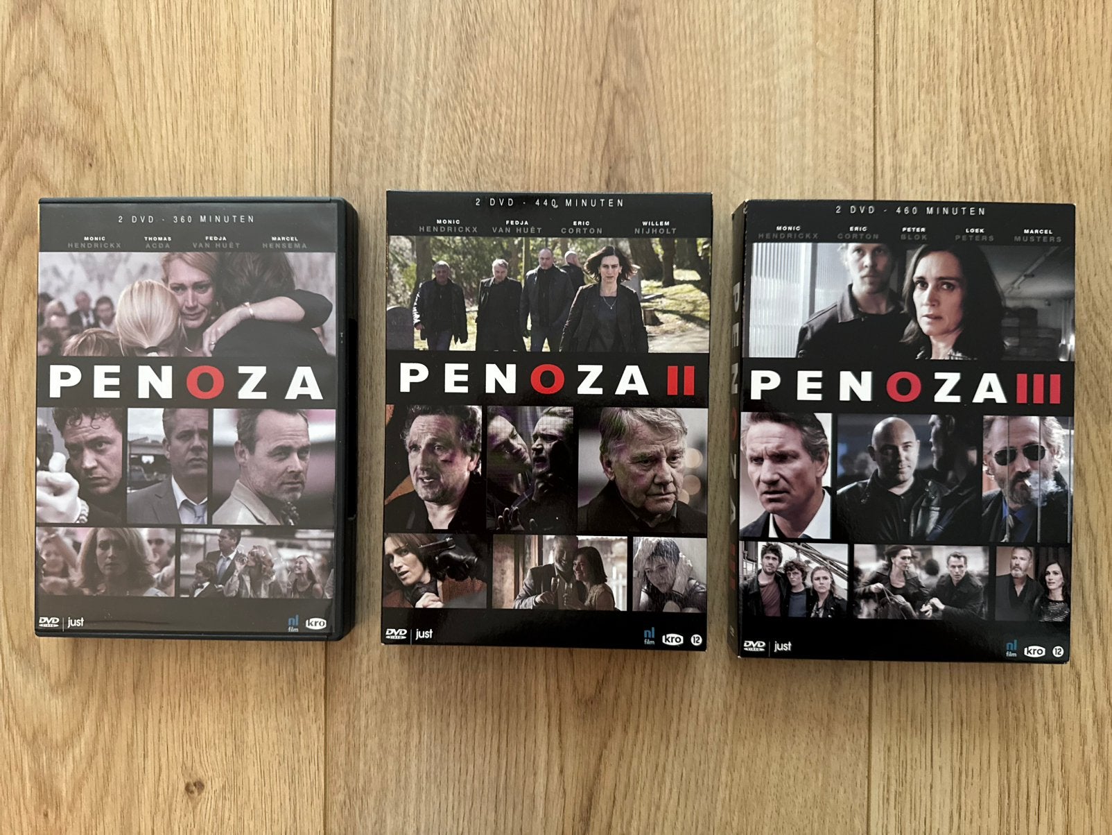 Penoza DVD Box Seizoen 1, 2 en 3 - Misdaadserie, Maffia en Misdaad, Vanaf 16 jaar, Nederlands, Zo goed als nieuw